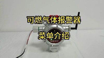 點(diǎn)型可燃?xì)怏w探測(cè)器 GTYQ-MIC-300S菜單介紹